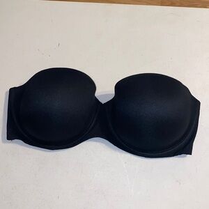 Auden Lightly Lined Strapless Bra, Black - Size 40D